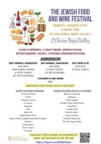 Napa Valley’s L’Chaim Jewish Food & Wine Festival Returns to CIA COPIA